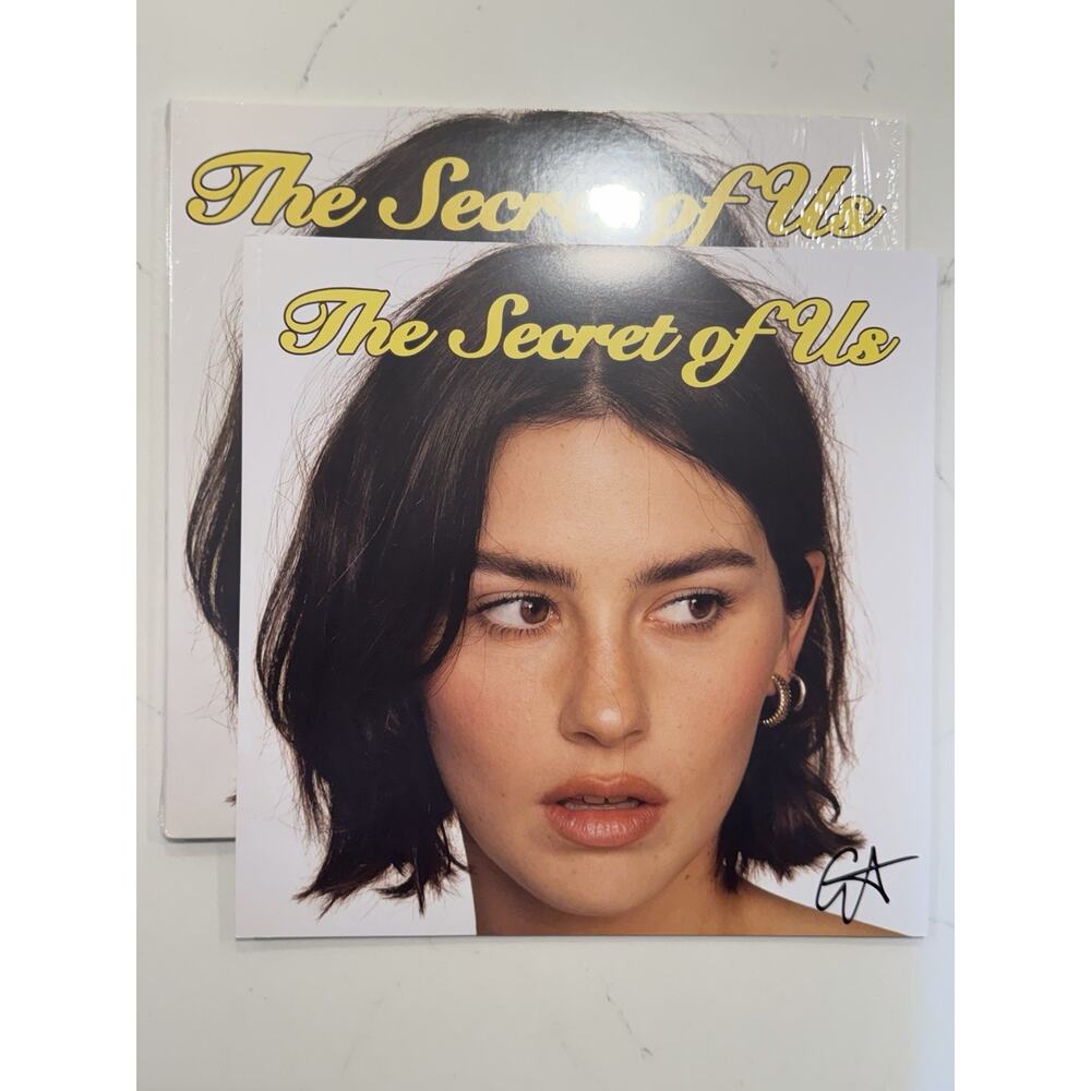 Gracie Abrams The Secret of US Vinyl SIGNED AUTOGRAPHED Limited Yellow Edition#4